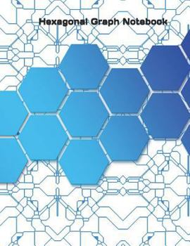 Paperback Hexagonal Graph Notebook Book