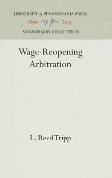 Hardcover Wage-Reopening Arbitration Book