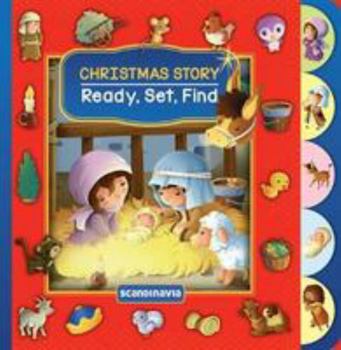 Hardcover Ready, Set, Find! Christmas Story Book