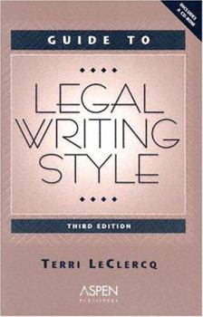 Paperback Guide to Legal Writing Style [With CDROM] Book