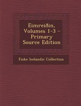 Paperback Eimreiðin, Volumes 1-3 [Icelandic] Book