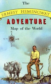 Map Ernest Hemingway Adventure Map of the World Book