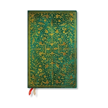 2027 Emerald Flower Maxi Vertical Softcover 18-Month Weekly Planner, 224pg, 80GSM by Paperblanks (Nature's Grace)