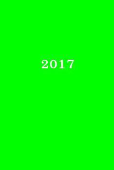Paperback 2017: Kalender/Dato bog: 1 uge p? 2 sider, Format 6" x 9" (15,2 cm x 22,9 cm), D?kke gr?n [Danish] Book