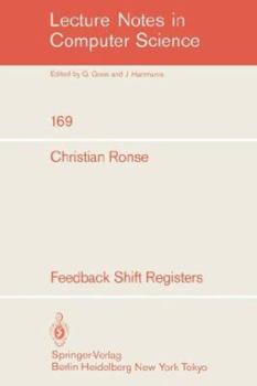 Paperback Feedback Shift Registers Book