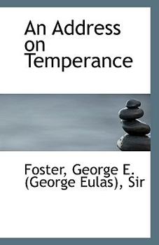 Paperback An Address on Temperance Book