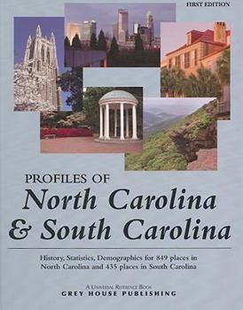 Paperback Profiles of North Carolina & South Carolina Book