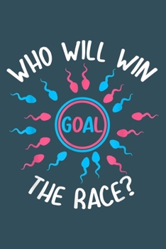 Paperback Who will win the race: Gender Reveal Notebook-College Blank Lined 6 x 9 inch 110 pages - Gender Reveal Journal for Writing-Gender Reveal Love Book