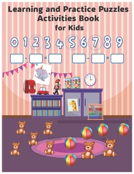 Paperback Learning and Practice Puzzles Activities Book for kids: Maze Activity Book- 4-6/ 6-8, Workbook for Games, Puzzles, and Problem-solving Paperback. Book