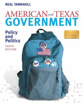 Paperback American and Texas Government: Policy and Politics: Longman Study Book