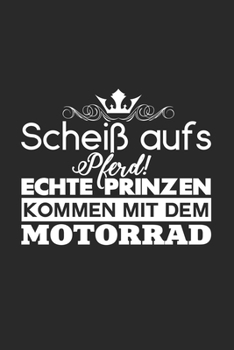 Scheiß aufs Pferd Prinzen Motorrad: 6x9 Motorbikes | dotgrid | dot grid paper | notebook | notes