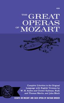 Paperback The Great Operas of Mozart Book