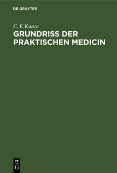 Hardcover Grundriss Der Praktischen Medicin [German] Book