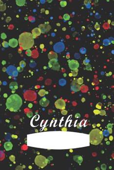 Paperback Cynthia: First name Cynthia personalized notebook Book