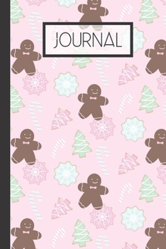 Paperback Journal: Winter Christmas Cookie Lined 120 Page Journal (6"x 9") Book