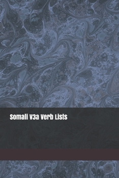 Paperback Somali V3a Verb Lists Book