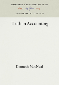 Hardcover Truth in Accounting Book