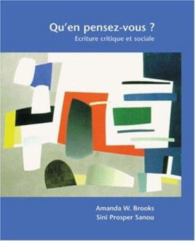 Paperback Qu'en pensez-vous? Text Book