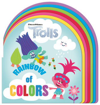 Board book Rainbow of Colors (DreamWorks Trolls) Book