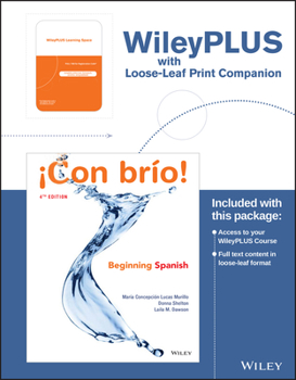 Loose Leaf Con Brio!: Beginning Spanish, 4e Wileyplus Learning Space Registration Card + Loose-Leaf Print Companion [Spanish] Book