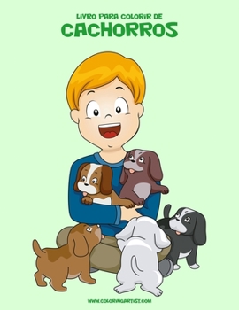 Paperback Livro para Colorir de Cachorros 3 [Portuguese] Book