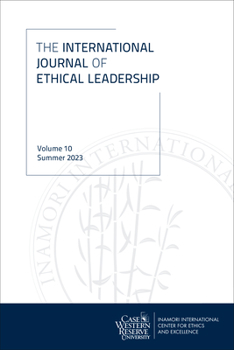 Paperback International Journal of Ethical Leadership, Volume 10 Book