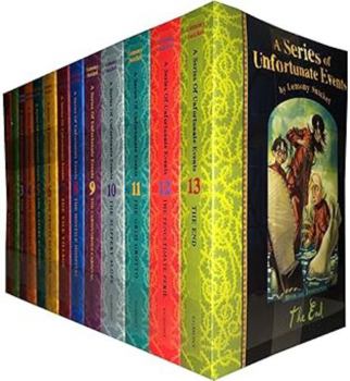 A Series of Unfortunate Events 13-Book Collection Pack Set – Includes The Bad Beginning, The Reptile Room, The Wide Window, The Miserable Mill, The Austere Academy, The Grim Grotto, The Penultimate Pe