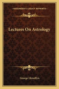 Paperback Lectures On Astrology Book