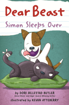 Library Binding Simon Sleeps Over Book