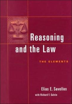 Paperback Reasoning and the Law: The Elements Book