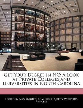 Get Your Degree in Nc : A Look at Private Colleges and Universities in North Carolina
