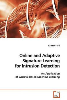 Paperback Online and Adaptive Signature Learning for Intrusion Detection Book