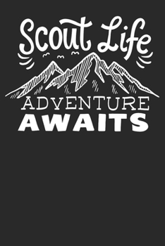 Notebook Journal: Scouting Camping Hiking 6x9 Dot Grid 120 Pages