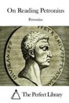 Paperback On Reading Petronius Book