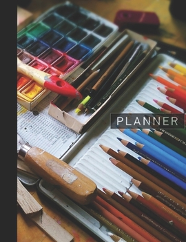 Planner: Pencils 2 Year Monthly Planner with Note Pages (24 Months) | Jan 2020 - Dec 2021 | Month Planning | Appointment Calendar Schedule | Plan Each Day, Set Goals & Get Stuff Done