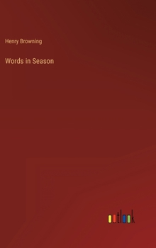 Hardcover Words in Season Book