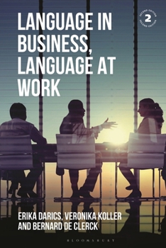 Hardcover Language in Business, Language at Work Book