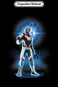 Composition Notebook: Marvel Avengers Endgame Logo Ant-Man Quantum Suit Portrait  Journal/Notebook Blank Lined Ruled 6x9 100 Pages
