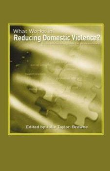 Paperback What Works in Reducing Domestic Violence? a Comprehensive Guide for Professionals Book