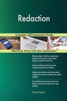 Paperback Redaction Complete Self-Assessment Guide Book
