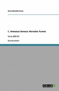 Paperback L. Annaeus Seneca: Hercules furens: Verse 309-331 [German] Book