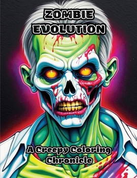 Paperback Zombie Evolution: A Creepy Coloring Chronicle Book