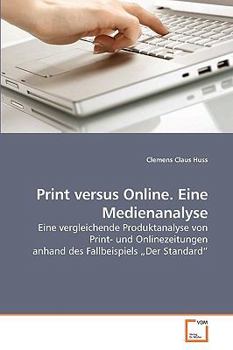 Paperback Print versus Online. Eine Medienanalyse [German] Book