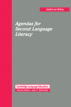 Paperback Agendas for Second Language Literacy Book