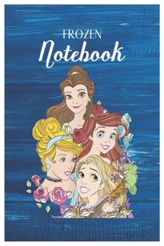 Frozen Notebook: Disney Frozen Olaf Big Face Graphic Disney Frozen Blank Ruled Elsa Princess Frozen Notebook for Girls with 120 Pages of 6in x 9in Blank Paper for Drawing Doodling or Learning For Kids