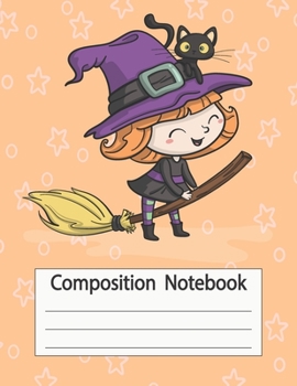 Composition Notebook: Halloween Paper Notebook Journal for Writing and Drawing at Home or School Large (8.5" x 11") 120 Pages For Kids