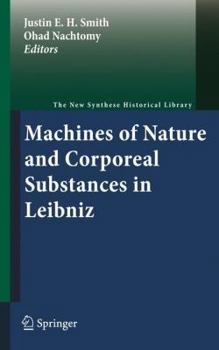 Hardcover Machines of Nature and Corporeal Substances in Leibniz Book