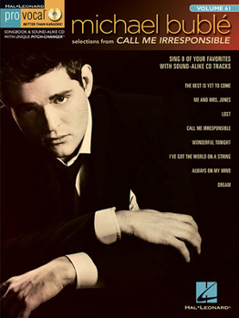 Paperback Michael Buble - Call Me Irresponsible: Pro Vocal Men's Edition Volume 61 Book