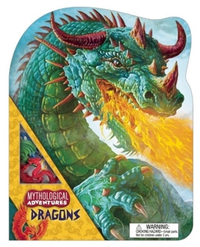 Paperback Mythological Adventures: Dragons [With Book and Reusable Stickers and 3-D Animal Models and a Diorama] Book