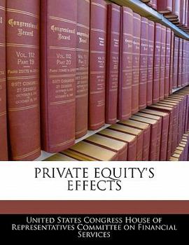 Paperback Private Equity's Effects Book